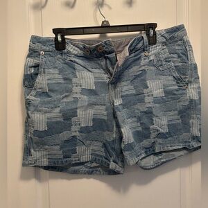 Wrap London Patchwork Denim Shorts size 10